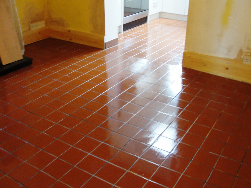 Quarry Tiles Cleaned and Sealed
