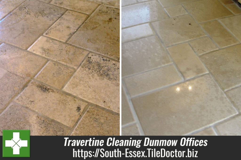 Travertine Cleaning Dunmow Offices