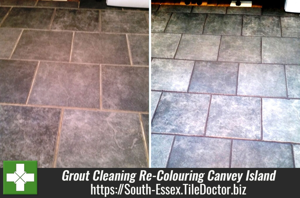 Grout Cleaning Re-Colouring Canvey Island