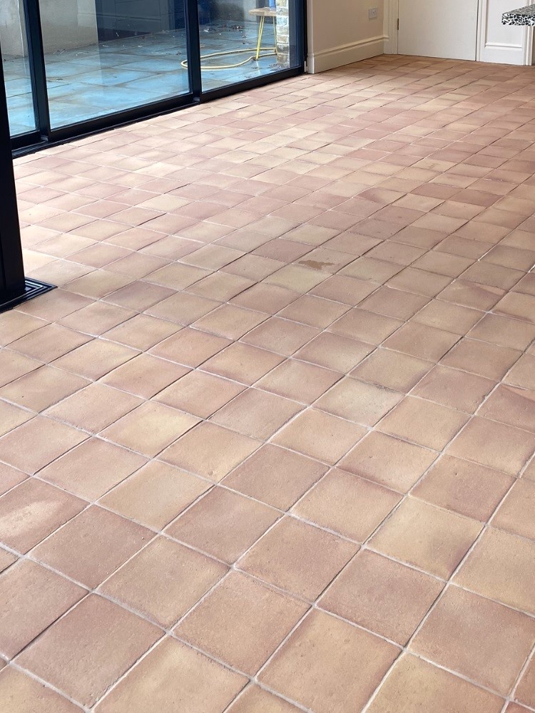 Terracotta Floor After Renovation Brentwood