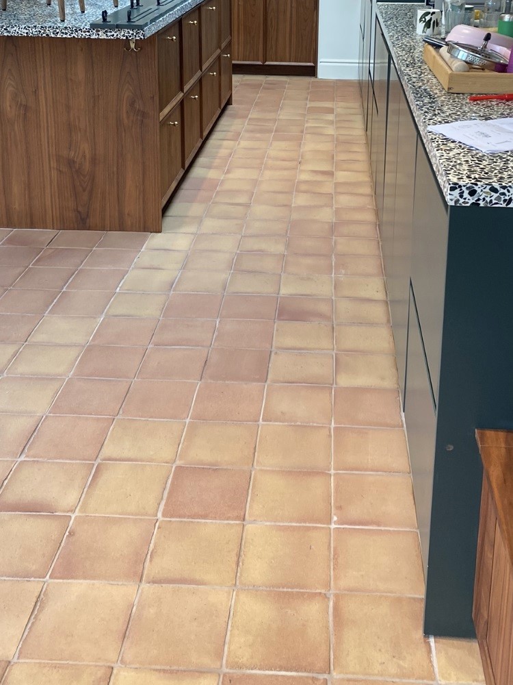 Terracotta Floor After Renovation Brentwood